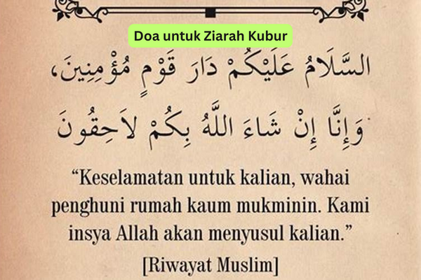 Doa untuk Ziarah Kubur