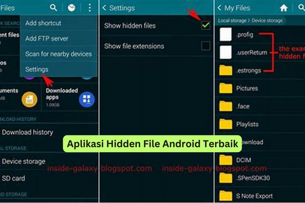 Aplikasi Hidden File Android Terbaik