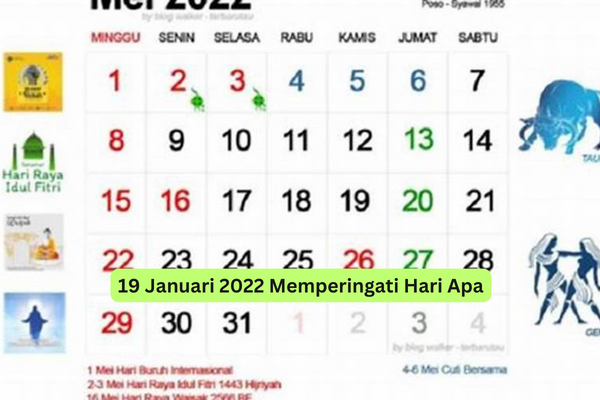 19 Januari 2022 Memperingati Hari Apa