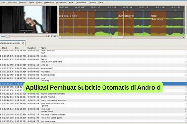 Aplikasi Pembuat Subtitle Otomatis di Android