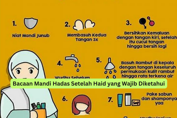 Bacaan Mandi Hadas Setelah Haid yang Wajib Diketahui