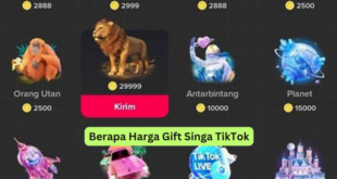 Berapa Harga Gift Singa TikTok