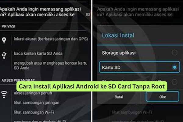 Cara Install Aplikasi Android ke SD Card Tanpa Root