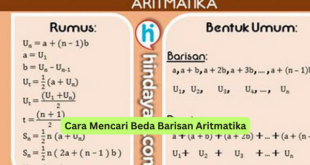 Cara Mencari Beda Barisan Aritmatika