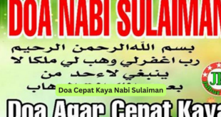 Doa Cepat Kaya Nabi Sulaiman