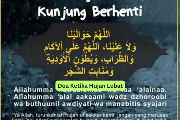 Doa Ketika Hujan Lebat