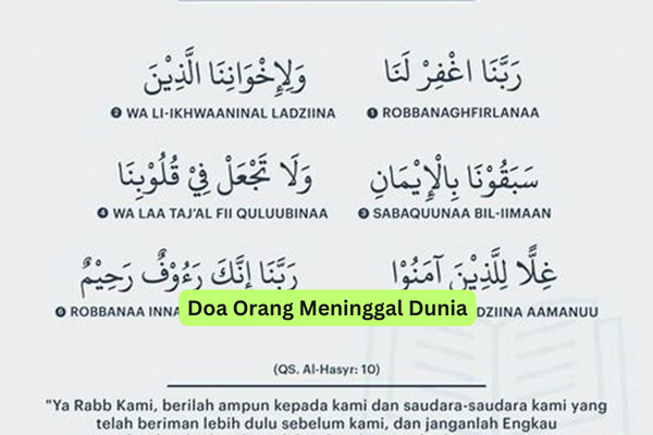 Doa Orang Meninggal Dunia