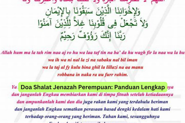 Doa Shalat Jenazah Perempuan Panduan Lengkap