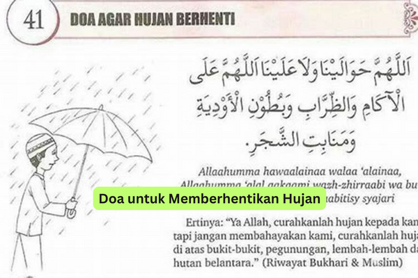 Doa untuk Memberhentikan Hujan