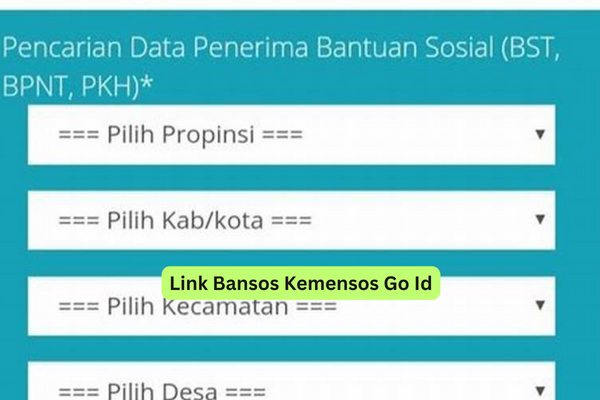 Link Bansos Kemensos Go Id