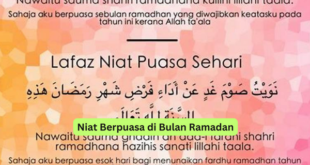 Niat Berpuasa di Bulan Ramadan