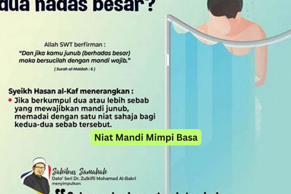 Niat Mandi Mimpi Basa