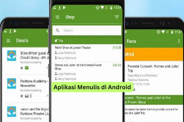 Aplikasi Menulis di Android