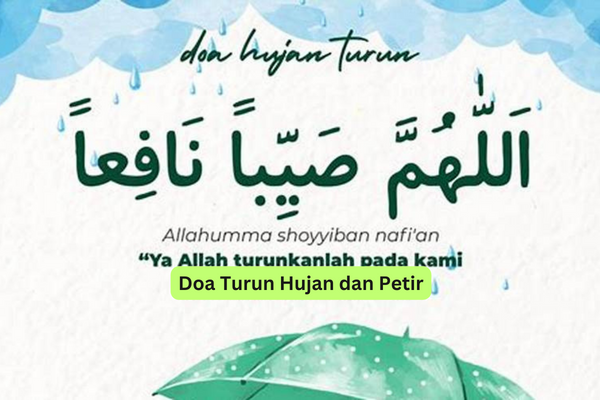 Doa Turun Hujan dan Petir