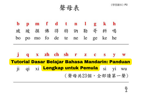 Tutorial Dasar Belajar Bahasa Mandarin Panduan Lengkap untuk Pemula