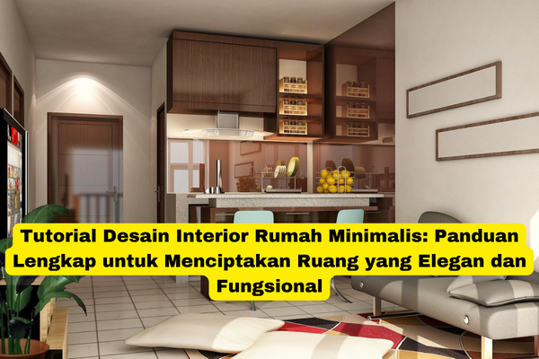 Tutorial Desain Interior Rumah Minimalis Panduan Lengkap untuk Menciptakan Ruang yang Elegan dan Fungsional