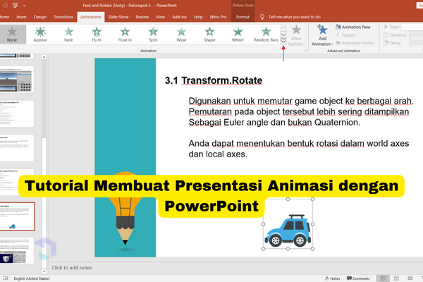 Tutorial Membuat Presentasi Animasi dengan PowerPoint