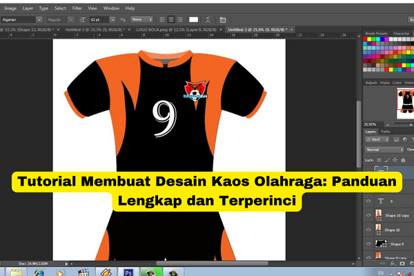 Tutorial Membuat Desain Kaos Olahraga Panduan Lengkap dan Terperinci