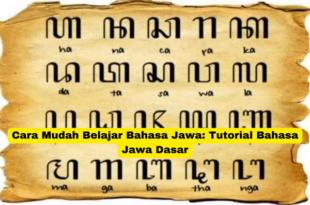 Cara Mudah Belajar Bahasa Jawa Tutorial Bahasa Jawa Dasar