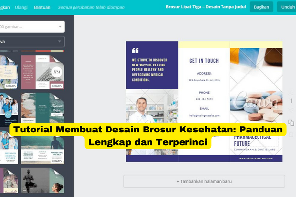 Tutorial Membuat Desain Brosur Kesehatan Panduan Lengkap dan Terperinci