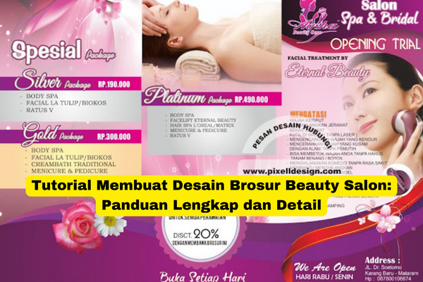 Tutorial Membuat Desain Brosur Beauty Salon Panduan Lengkap dan Detail