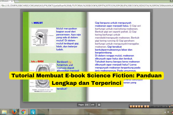 Tutorial Membuat E-book Science Fiction Panduan Lengkap dan Terperinci